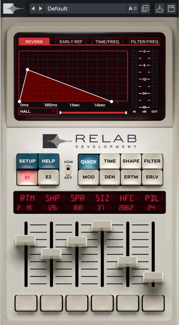 Relab Development LX480 Dual-Engine Reverb V4
